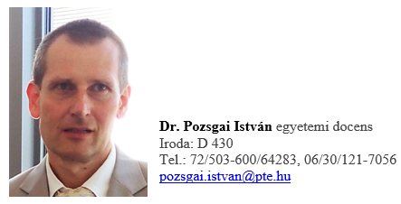 Dr. Pozsgai István