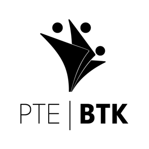 PTE BTK logója 2023 (fekete, mono)