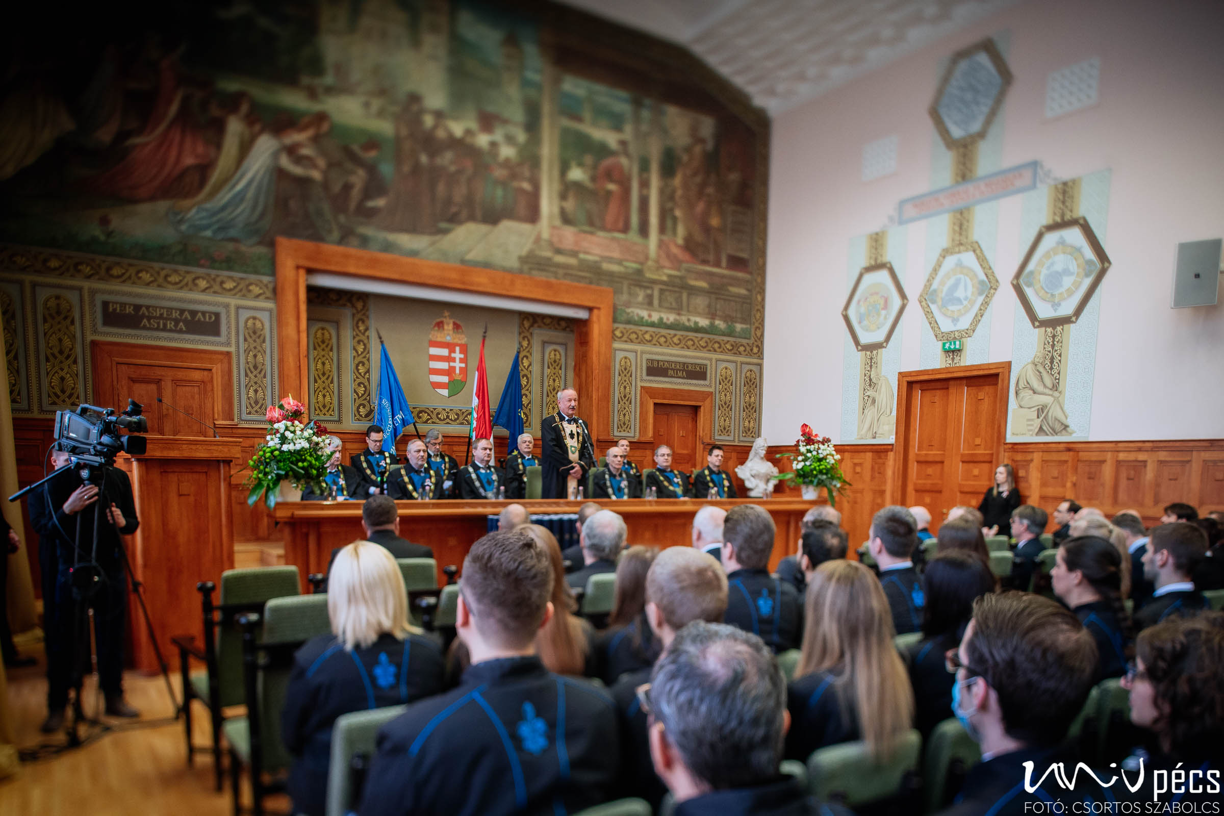 Március 15-e alkalmából tartotta Ünnepi Szenátusi Ülését a Pécsi Tudományegyetem a Dr. Halasy-Nagy József Aulában