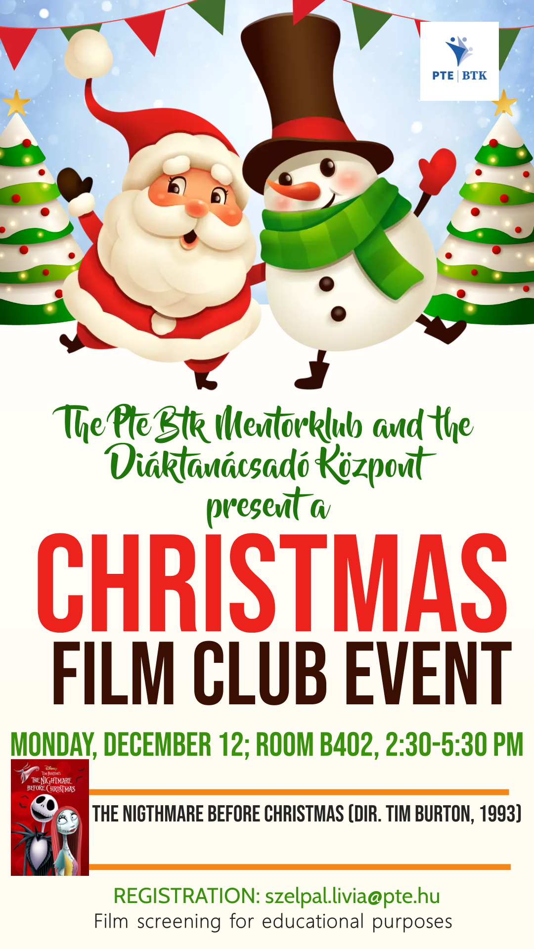 Christmas Film Club Event (2022)
