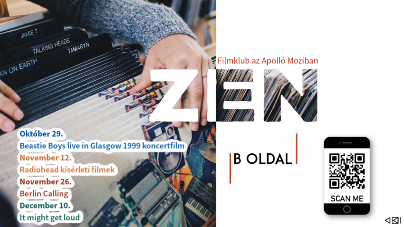 ZEN B Oldal filmklub az Apolló Moziban! ZEN B Oldal filmklub az Apolló Moziban!