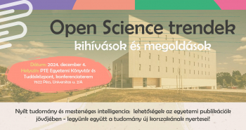 Workshop | Open Science trendek, kihívások és megoldások