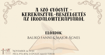 A szó gyógyít – Kerekasztal-beszélgetés az irodalomterápiáról