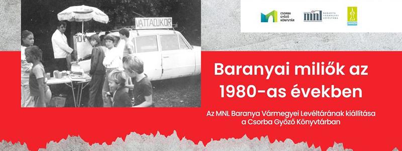 Kiállításmegnyitó | Baranyai miliők az 1980-as években