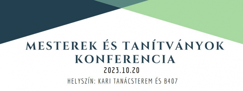 Mesterek és Tanítványok Konferencia