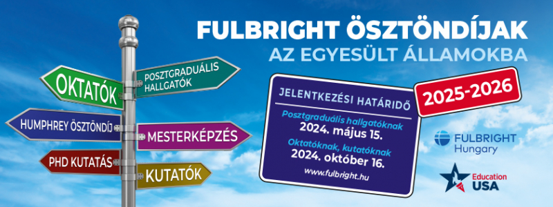 Fulbright ösztöndíjak (2025/26) tájékoztatója és alumni találkozó