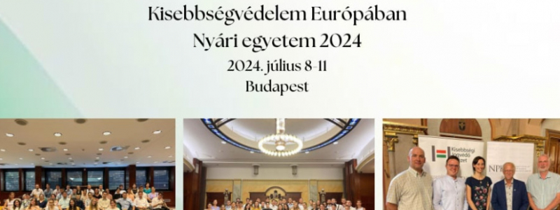 Kisebbségvédelem Európában - Nyári Egyetem 2024