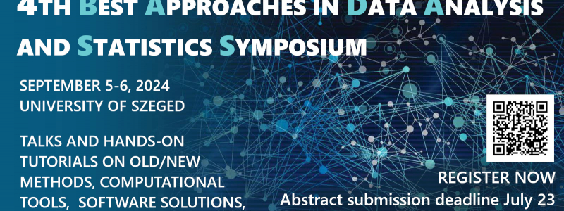Konferencia | 4th Best Approaches in Data Analysis and Statistics Symposium