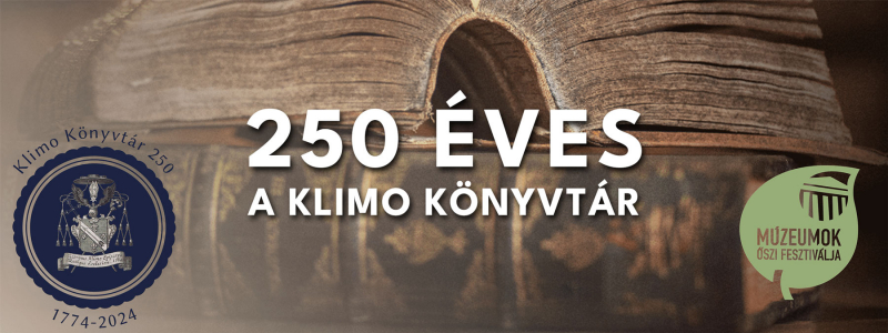 Konferencia | 250 éves a Klimo Könyvtár