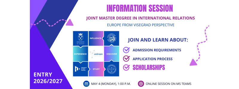 Online tájékoztató | Europe from Visegrad Perspective joint MA program