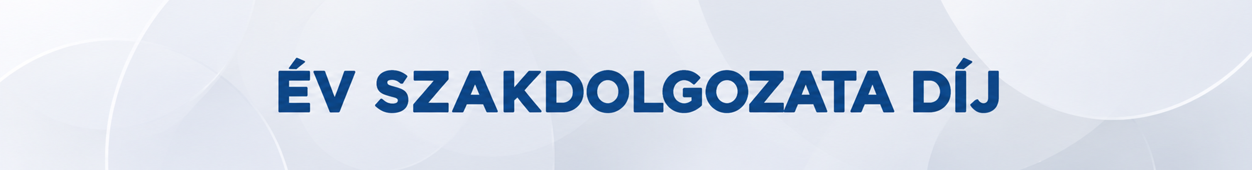 Év szakdolgozata díj fejléc